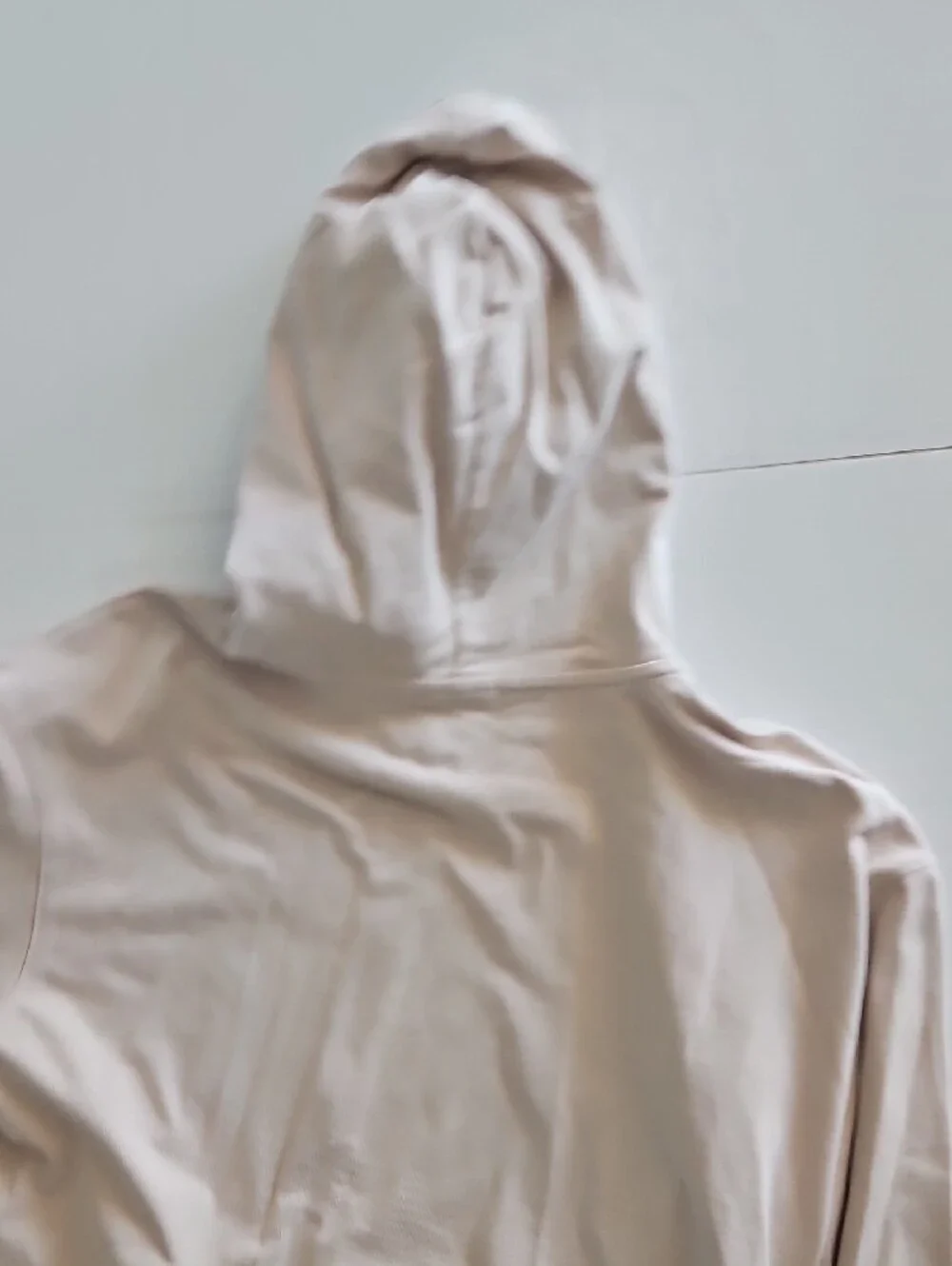 Nike Beige Full-Zip Hooded Sweatshirt